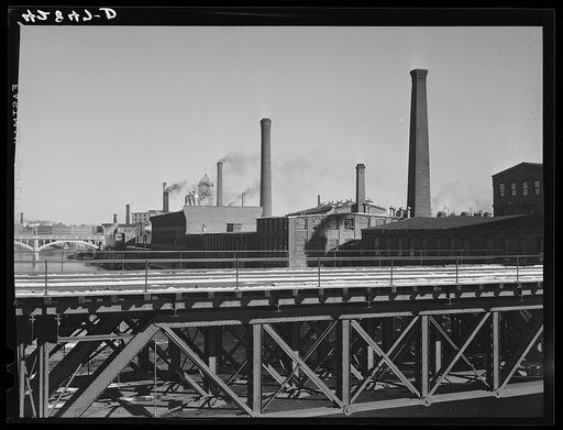 Untitled photo, possibly related to: General view of mills in Lawrence, Massachusetts