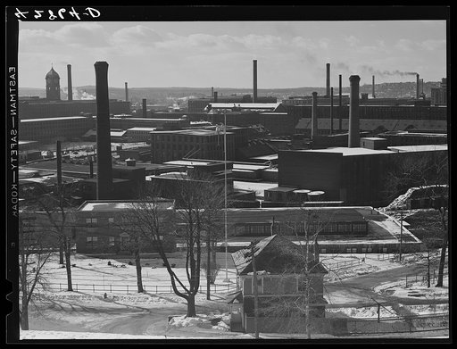 Untitled photo, possibly related to: General view of mills in Lawrence, Massachusetts