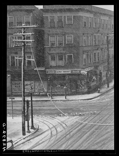 Street corner. Brockton, Massachusetts