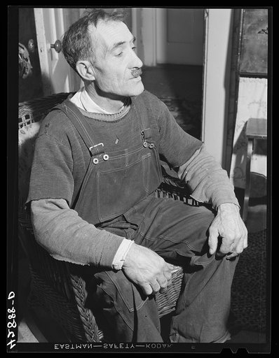 Untitled photo, possibly related to: Manuel J. Roberts, Portuguese vegetable farmer near Falmouth, Massachusetts. He runs a ten-acre farm and goes scalloping in the autumn. During the summer months they take tourists and also boarded some men working for a nearby Army camp