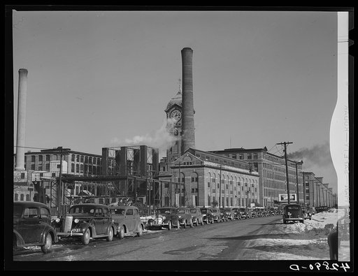 Untitled photo, possibly related to: General view of mills in Lawrence, Massachusetts