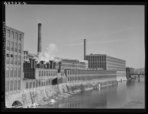 Giant textile mills in Lawrence, Massachusetts