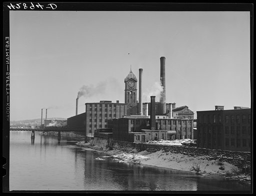 Untitled photo, possibly related to: General view of mills in Lawrence, Massachusetts