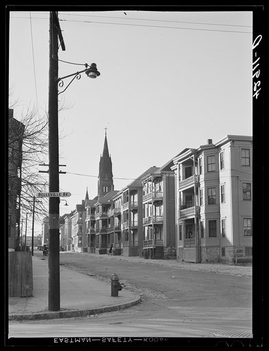 A street in New Bedford, Massachusetts