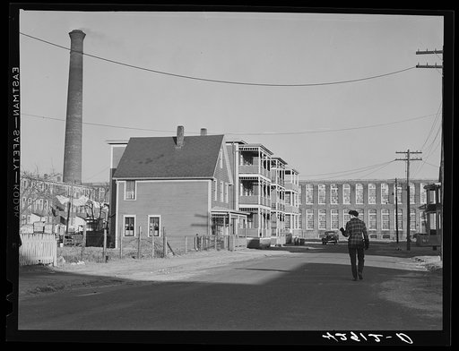 Workers' houses near textile mill New Bedford, Massachusetts