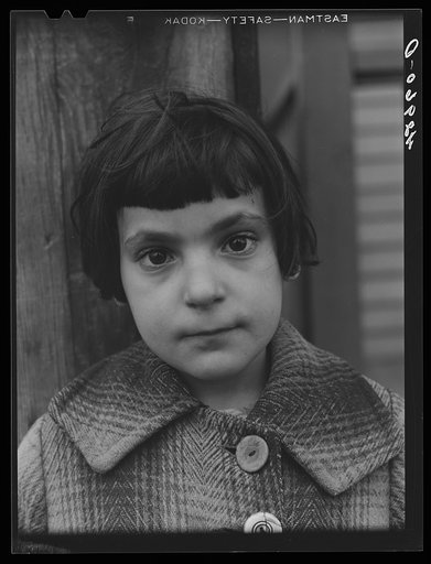 Little girl in New Bedford, Massachusetts