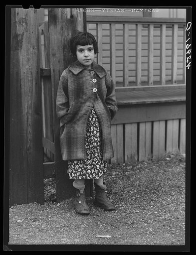 Little girl in New Bedford, Massachusetts
