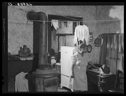 House occupied by Negro family in slum area of New Brighton, Pennsylvania