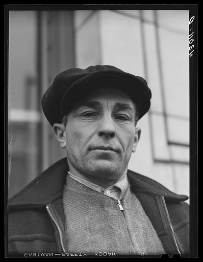 Italian steel worker at Pittsburgh Crucible Steel Company in Midland, Pennsylvania