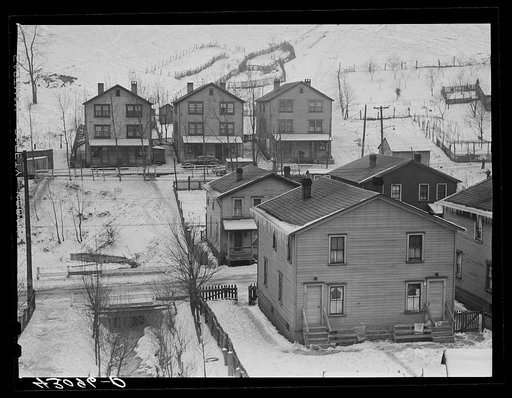 Houses on one of the "plans" in Aliquippa, Pennsylvania