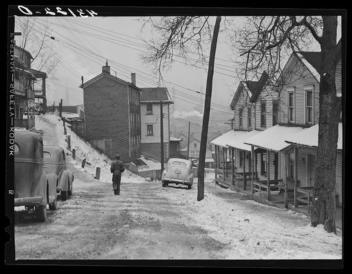 Street in Aliquippa, Pennsylvania