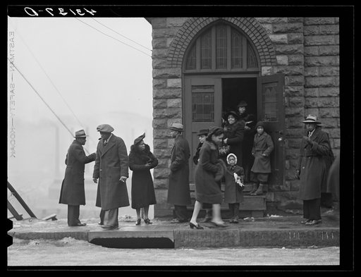 Untitled photo, possibly related to: Negro church in mill district of Pittsburgh, Pennsylvania