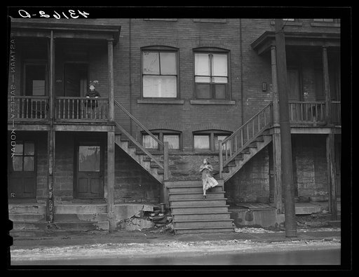 In a slum area of Pittsburgh, Pennsylvania