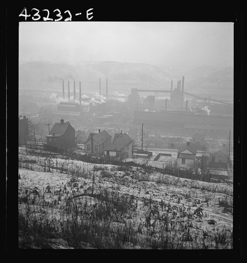 In the mill district of Pittsburgh, Pennsylvania