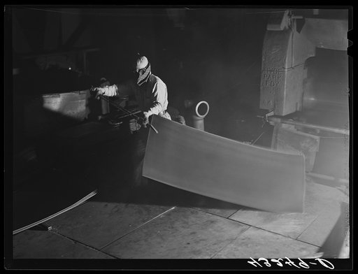 In the Washington Tinplate Works. Washington, Pennsylvania