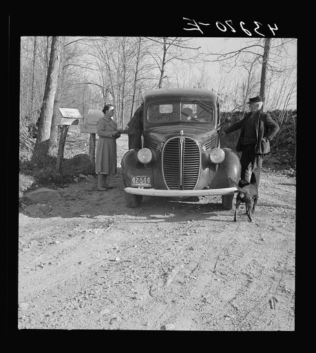 Ledyard, Connecticut. Rural mail delivery