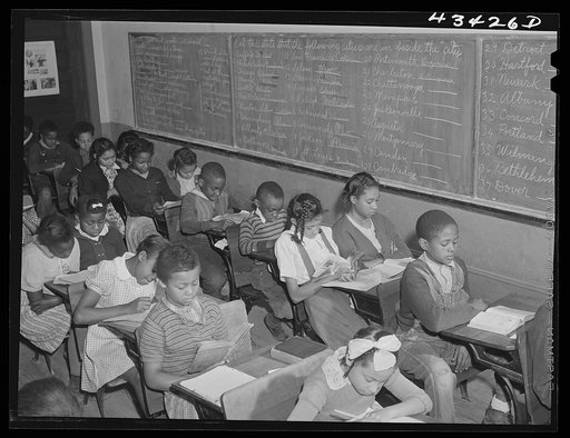 Untitled photo, possibly related to: Schools in Fayetteville were crowded as a result of the enlarging of Fort Bragg, North Carolina