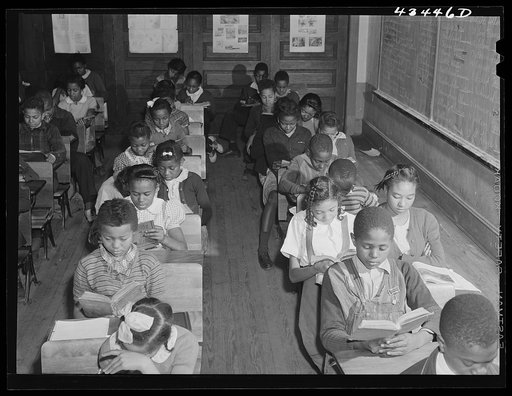 Untitled photo, possibly related to: Schools in Fayetteville were crowded as a result of the enlarging of Fort Bragg, North Carolina