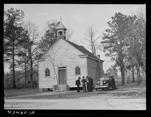 Negro church in Moncks Corner, South Carolina