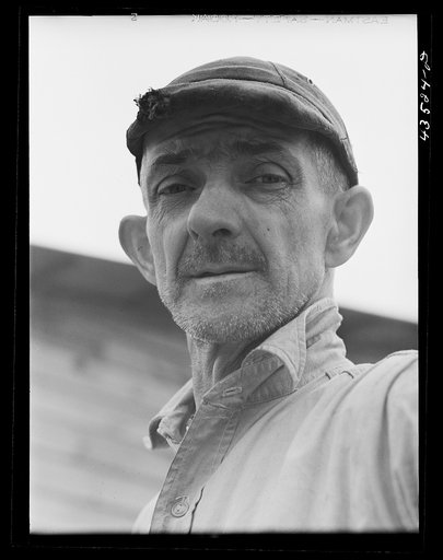 Landowner who had to move out of the Santee-Cooper basin. Near Bonneau, South Carolina