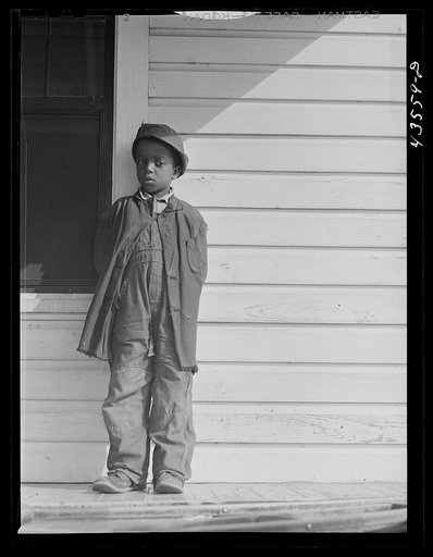 Untitled photo, possibly related to: This family was relocated at FSA (Farm Security Administration) Orangeburg Farms when they had to move out of the Santee-Cooper basin. Orangeburg County, South Carolina