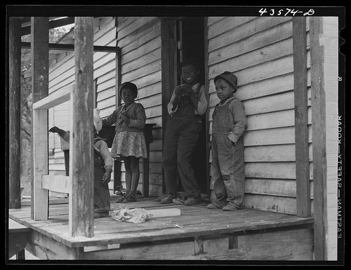 Untitled photo, possibly related to: Negro landowner who had moved out of the Santee-Cooper basin to a resettlement near Moncks Corner, South Carolina region