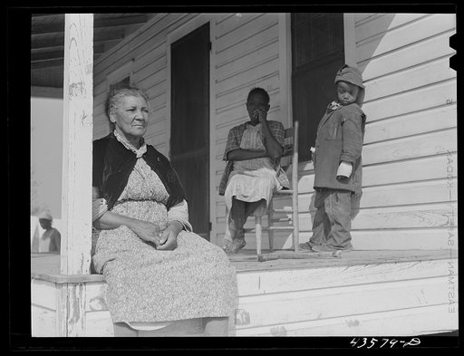 This family was relocated at FSA (Farm Security Administration) Orangeburg Farms when they had to move out of the Santee-Cooper basin. Orangeburg County, South Carolina