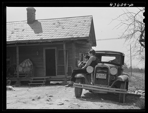 Untitled photo, possibly related to: Spartanburg, South Carolina. Children of a family who are moving out of the military reservation area