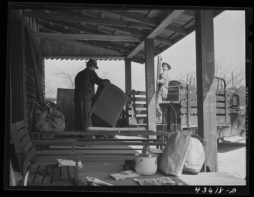 Moving the household belongings of the Harvey sisters out of the Camp Croft area region