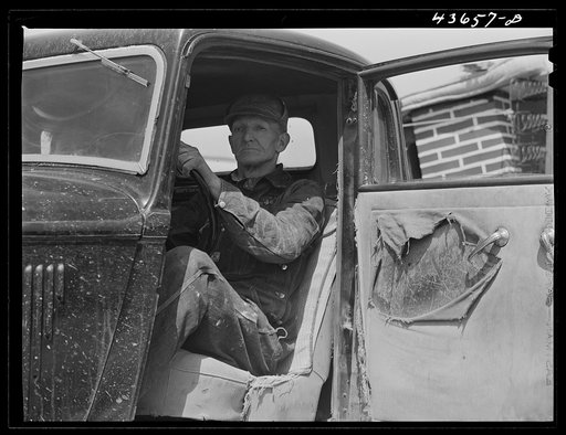 This farmer owned one acre of land and a small improvised trailer in which he and his wife lived. The only place they could find to move to was a small farm they rented which had only a barn on it. Near Pacolet, South Carolina region