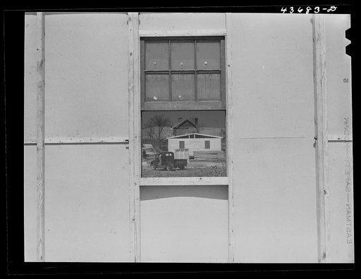 Untitled photo, possibly related to: Prefabricated houses being built to house some of the farmers who had to move out of the Camp Croft area. Pacolet, South Carolina