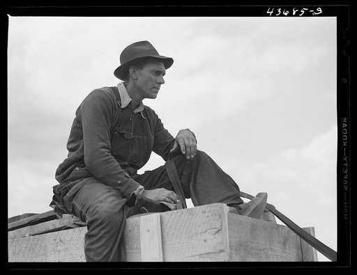 Tenant farmer who has to move out of the Camp Croft area. Near Pacolet, South Carolina