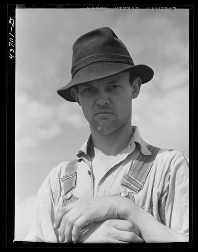 Untitled photo, possibly related to: Mr. Cecil Roy, clearing land at Hazlehurst Farms Inc. near Hazlehurst, Georgia