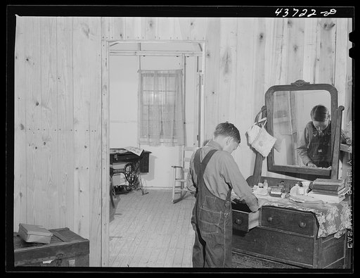 Inside the new prefabricated home of Levy Usher at Hazlehurst Farms Inc., Hazelhurst, Georgia