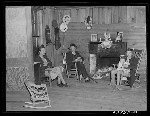 One of the few remaining families in the Hinesville Army camp area. Near Hinesville, Georgia