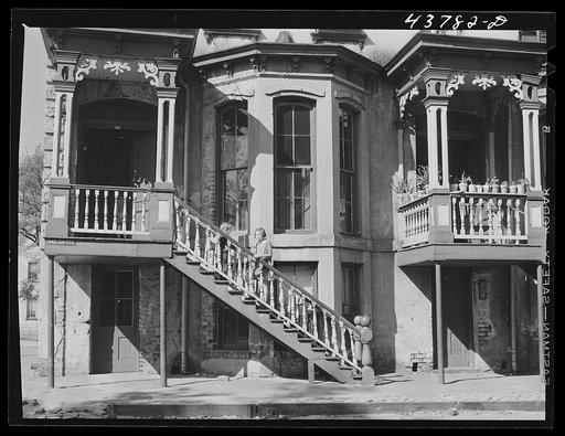 Untitled photo, possibly related to: Row of houses on Charlton Street, Savannah, Georgia
