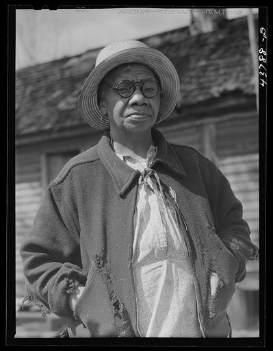 Untitled photo, related to: Negro woman still living in the Hinesville Army camp area who has not yet found a place to move. Near Hinesville, Georgia