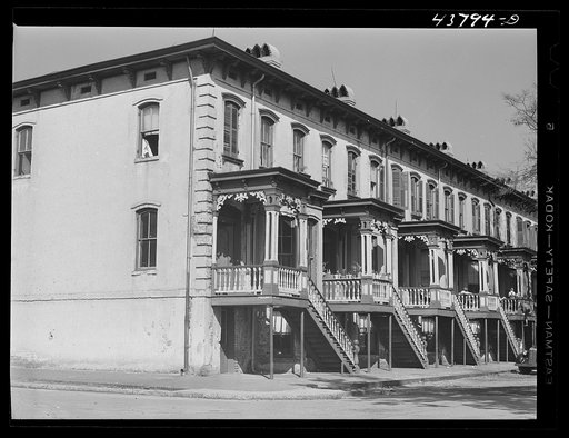 Untitled photo, possibly related to: Row of houses on Charlton Street, Savannah, Georgia