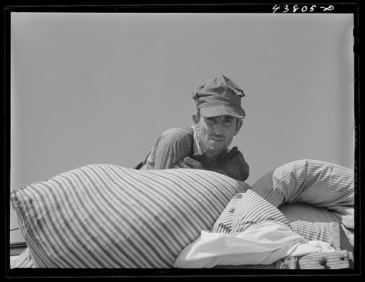 Truck owner who was moving a family into the new prefabricated house in Pacolet, South Carolina