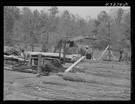 A sawmill in Heard County, Georgia