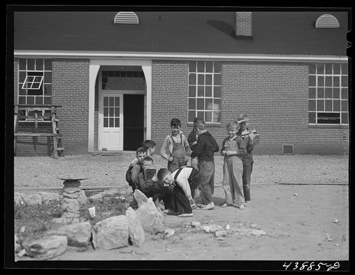 Untitled photo, possibly related to: The new WPA (Work Projects Administration) school in Franklin, Heard County, Georgia
