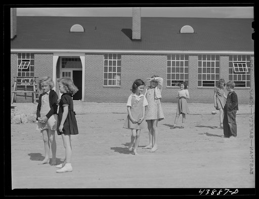 The new WPA (Work Projects Administration) school in Franklin, Heard County, Georgia