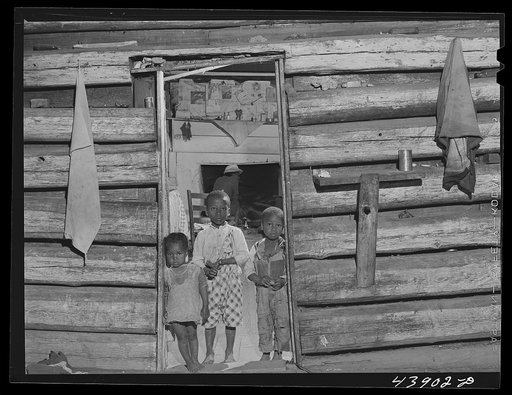 In the home of Mr. Frank Cunningham, Negro FSA (Farm Security Administration) borrower and renter. South of Franklin, Georgia, Heard County