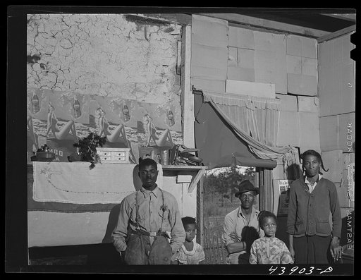Family of Henry Dukes, tenant farmer and FSA (Farm Security Administration) client. Heard County, Georgia. One on the left is a cousin, Max Killie
