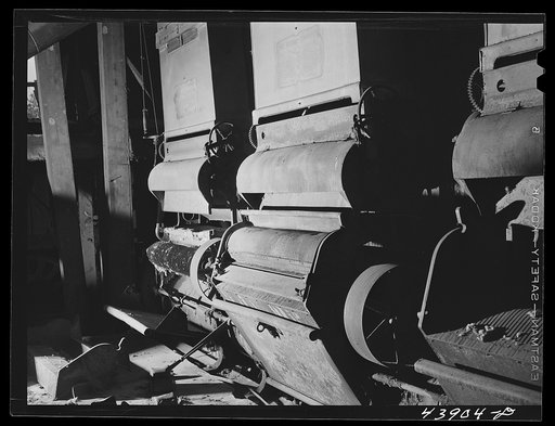 Untitled photo, possibly related to: An abandoned cotton gin in Heard County, Georgia