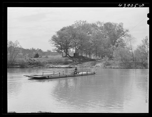 The one remaining ferry in Heard County, Georgia