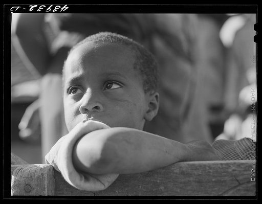 Untitled photo, possibly related to: Son of Mr. Strickland, Negro FSA (Farm Security Administration) borrower. Heard County, Georgia