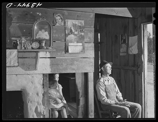 Mr. Lee Meade does some farming near Centralhatchee. Heard County, Georgia