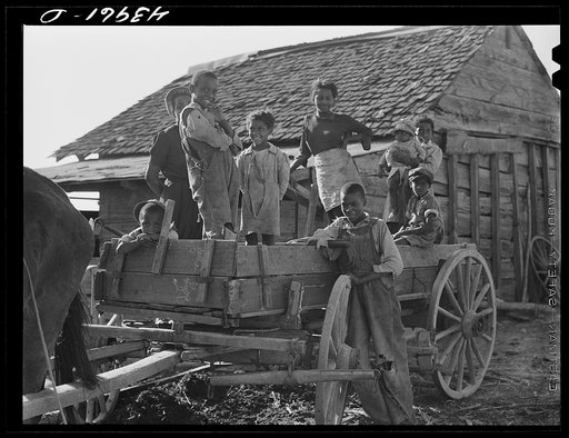 Untitled photo, possibly related to: The children of Mr. Strickland, Negro FSA (Farm Security Administration) borrower. Heard County, Georgia