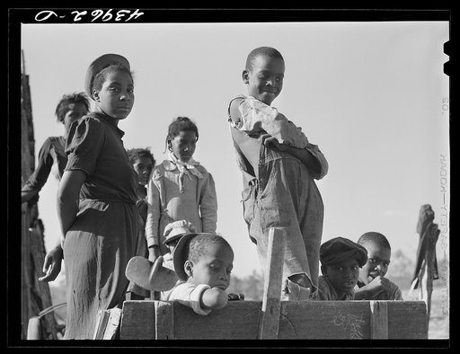 The children of Mr. Strickland, Negro FSA (Farm Security Administration) borrower. Heard County, Georgia